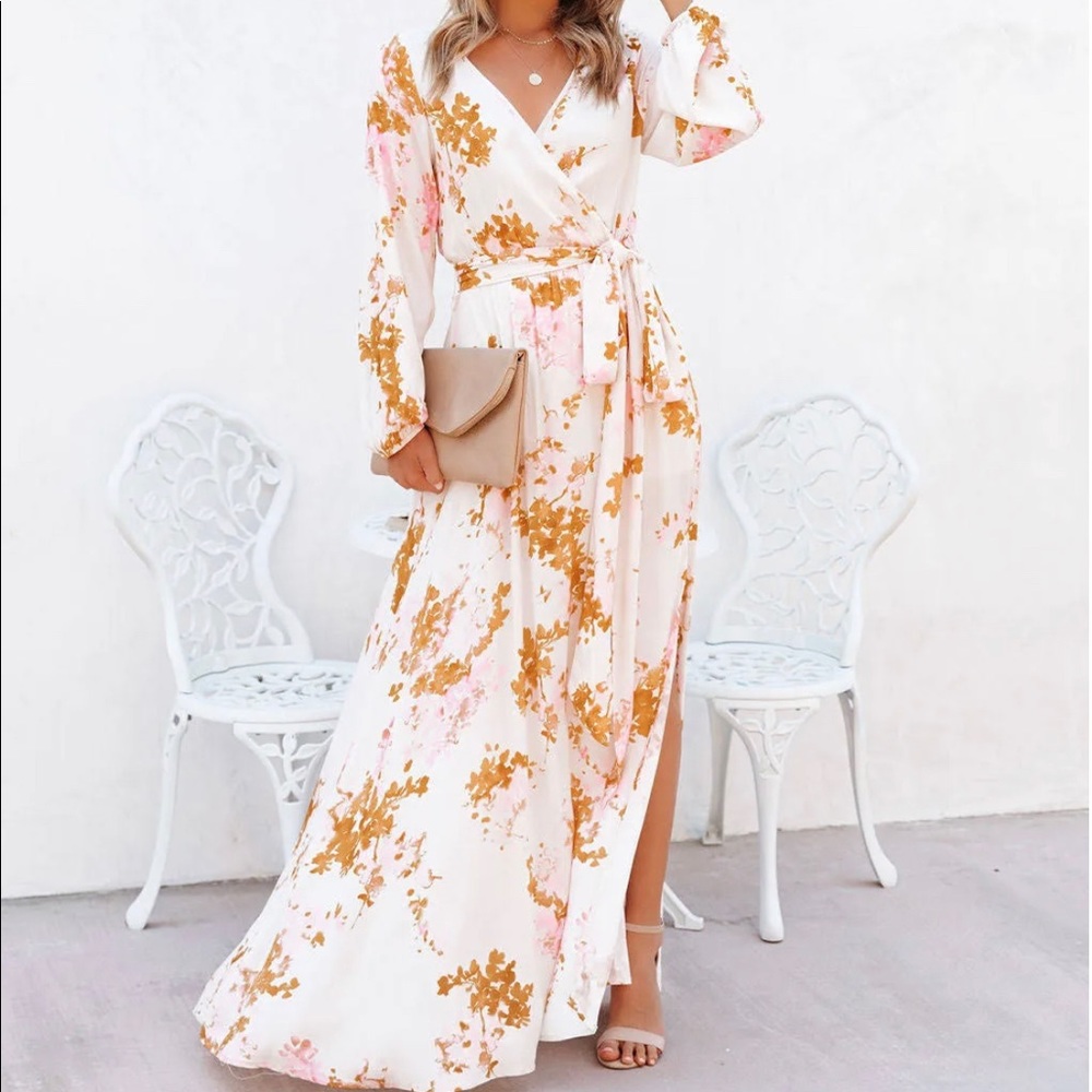 Long floral dress